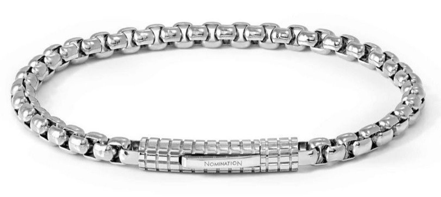 Męska bransoletka Nomination Manvision 133023 003 – stal nierdzewna, centralne zapięcie (1).jpg